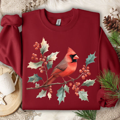 Christmas Cardinal Sweatshirt