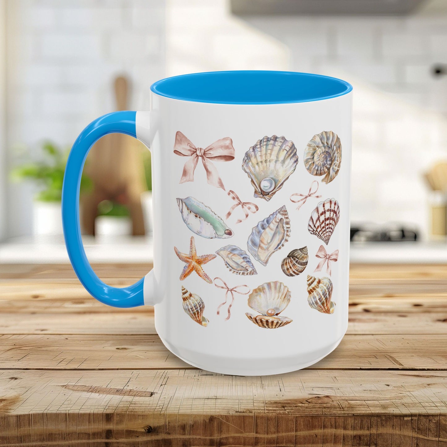 Coastal Beach Seashells Mug (11/15oz)