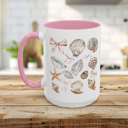 Coastal Beach Seashells Mug (11/15oz)