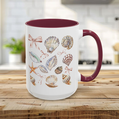Coastal Beach Seashells Mug (11/15oz)