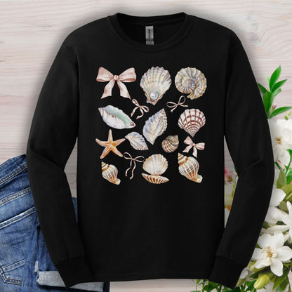 Coastal Seashells Long Sleeve Tee