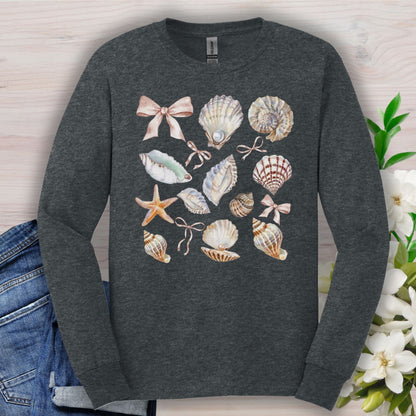 Coastal Seashells Long Sleeve Tee