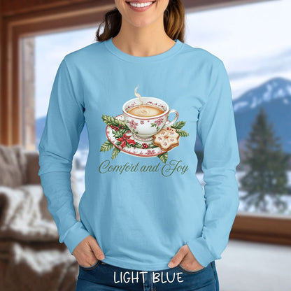 Comfort and Joy Christmas Tea Long Sleeve Tee