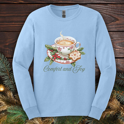 Comfort and Joy Christmas Tea Long Sleeve Tee
