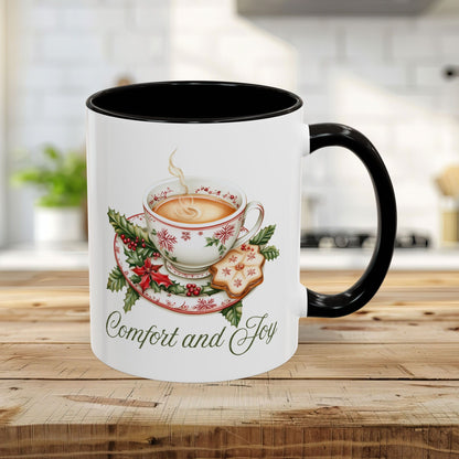 Comfort and Joy Christmas Tea Mug (11/15oz)
