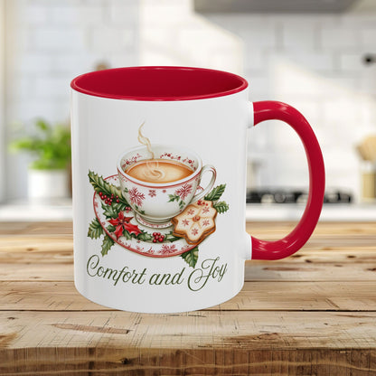 Comfort and Joy Christmas Tea Mug (11/15oz)