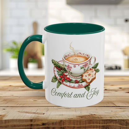 Comfort and Joy Christmas Tea Mug (11/15oz)