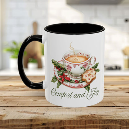 Comfort and Joy Christmas Tea Mug (11/15oz)