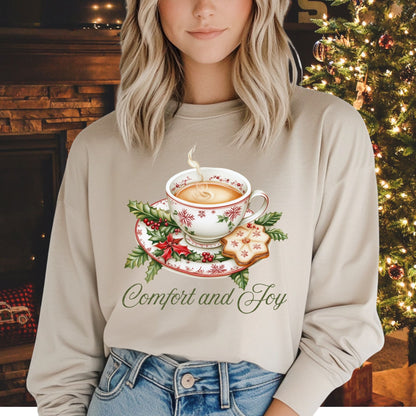 Comfort and Joy Tea Long Sleeve Tee