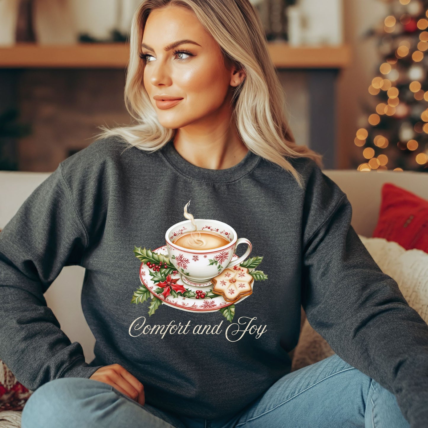 Comfort and Joy Tea Sweatshirt