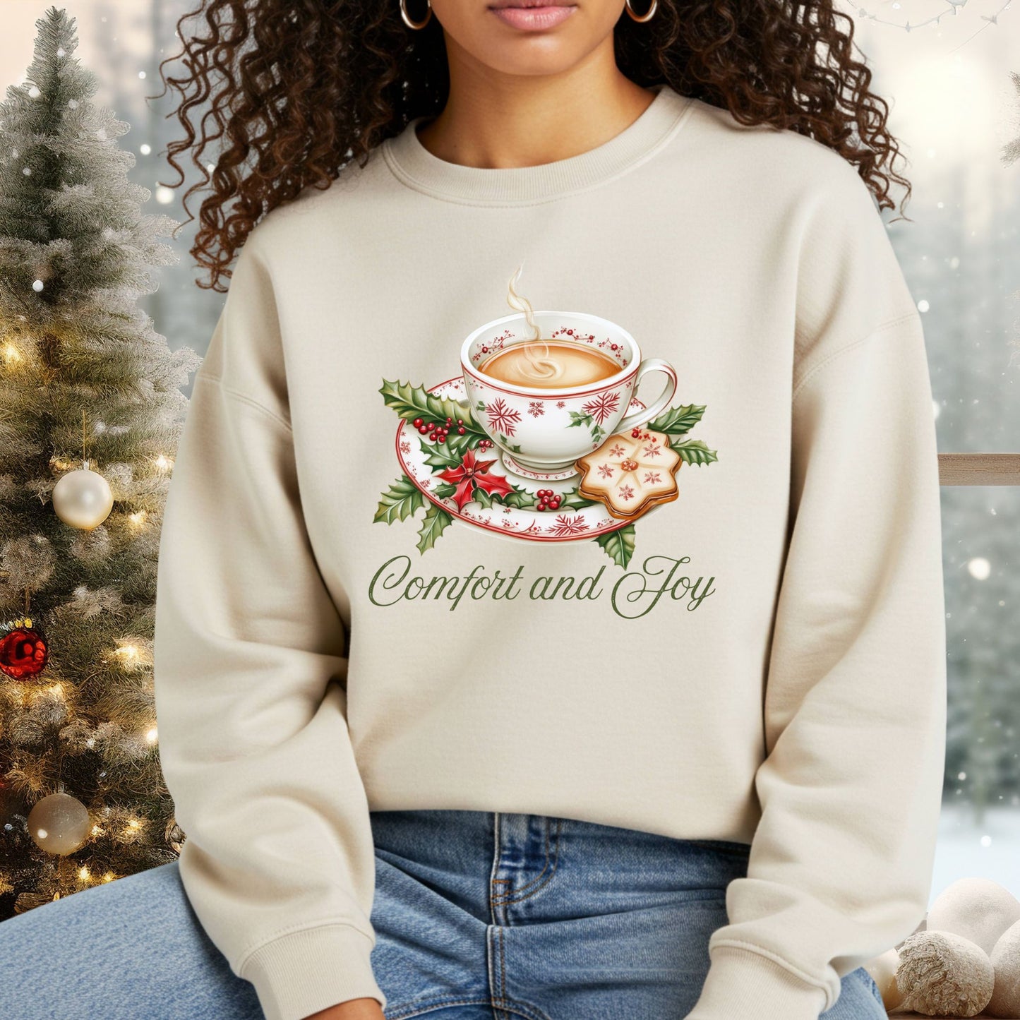 Comfort and Joy Tea Sweatshirt