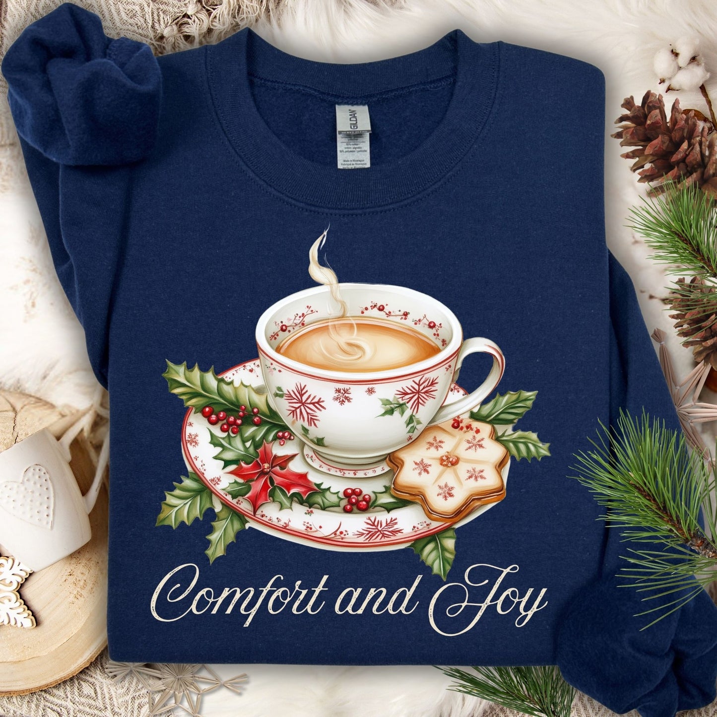 Comfort and Joy Tea Sweatshirt