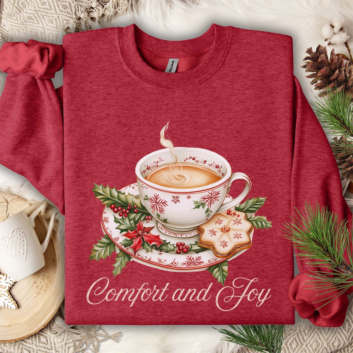 Comfort and Joy Tea Sweatshirt