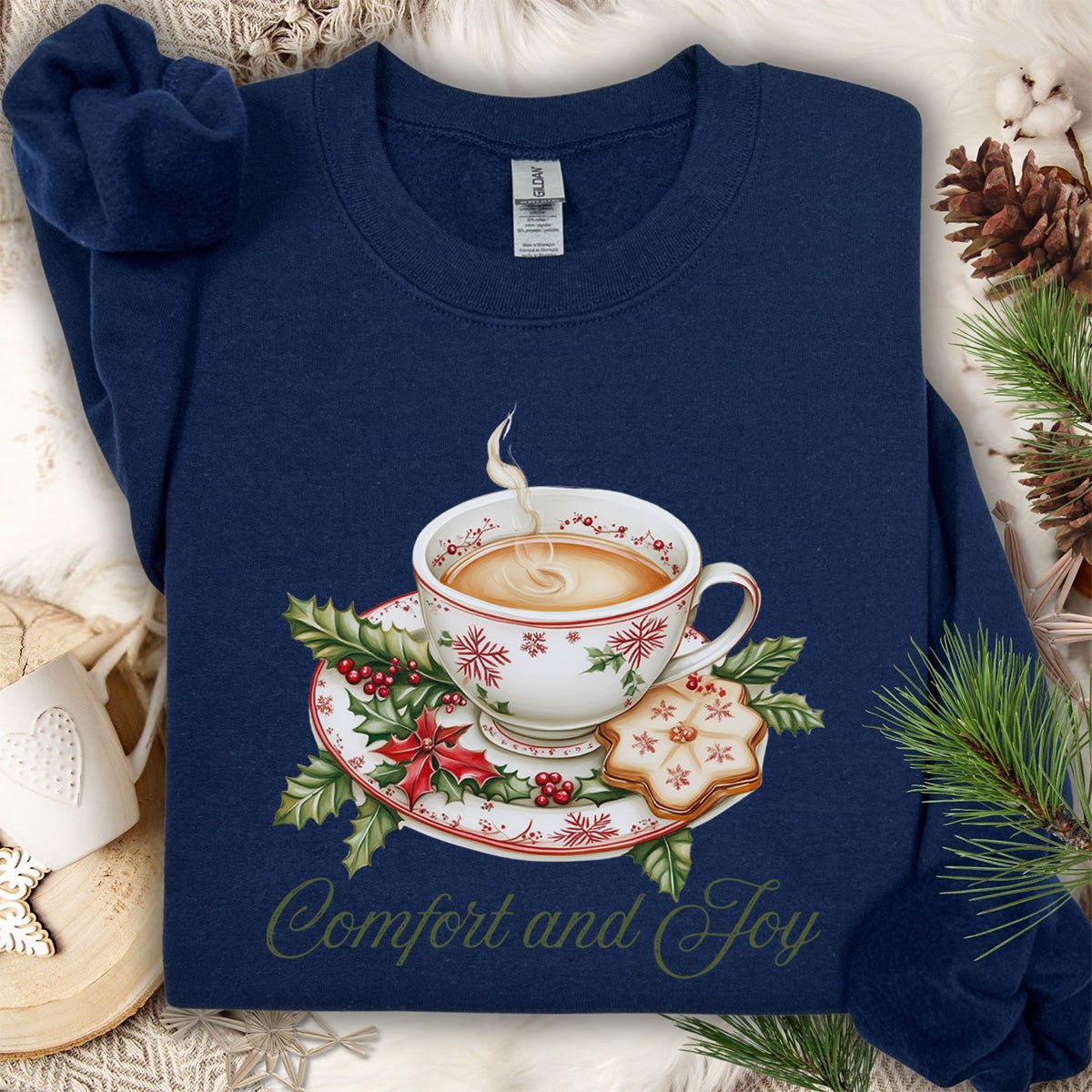 Comfort and Joy Tea Sweatshirt