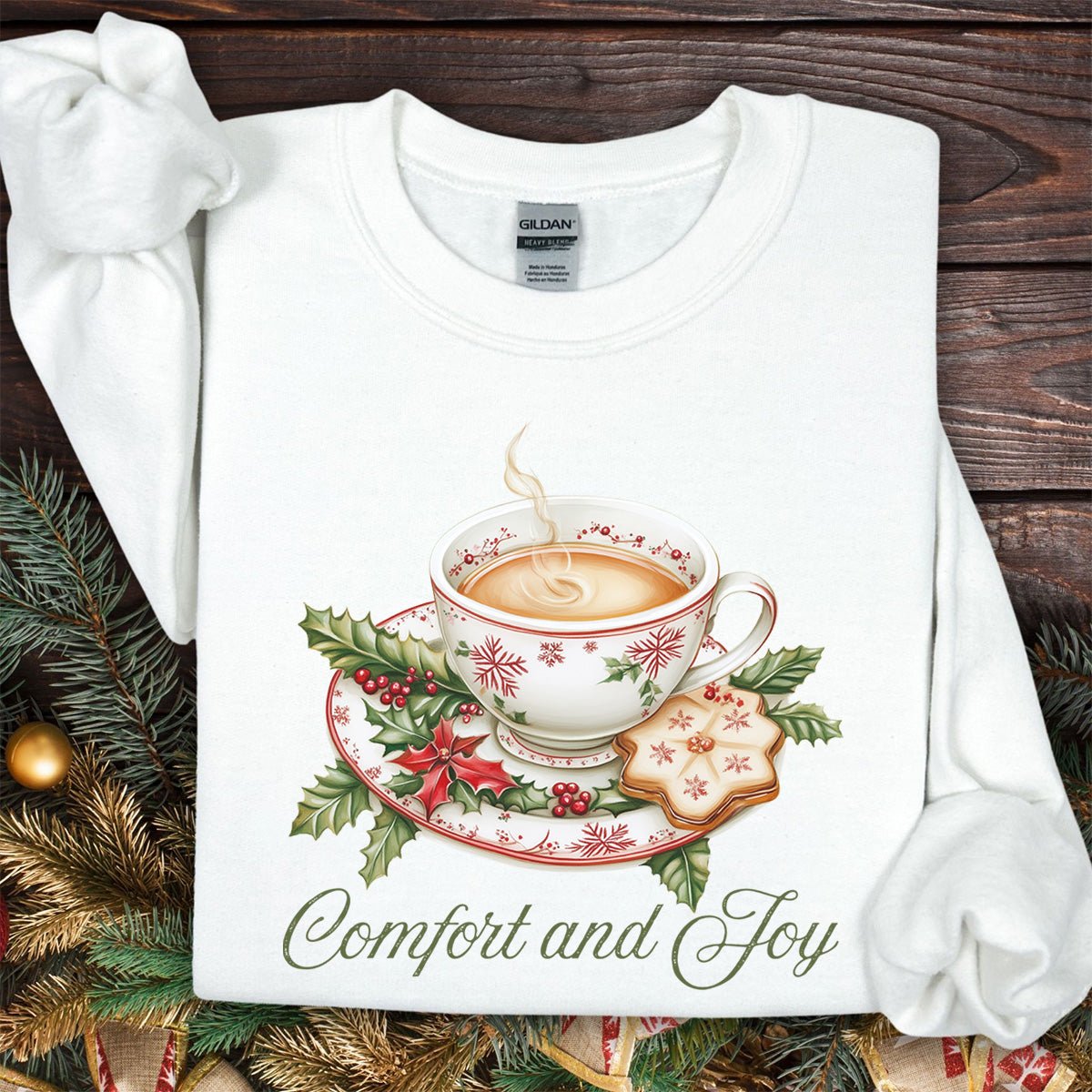 Comfort and Joy Tea Sweatshirt