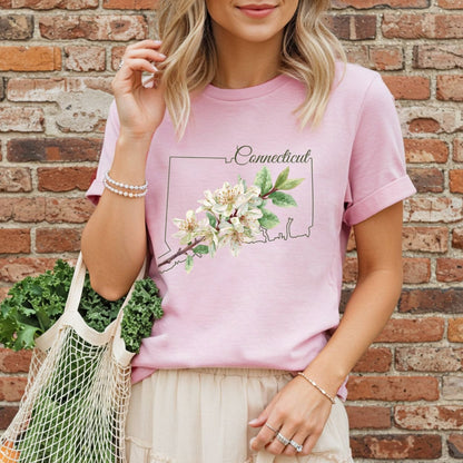 Connecticut State Flower T-Shirt — Mountain Laurel