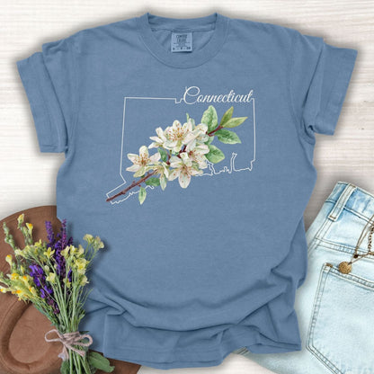 Connecticut State Flower T-Shirt — Mountain Laurel