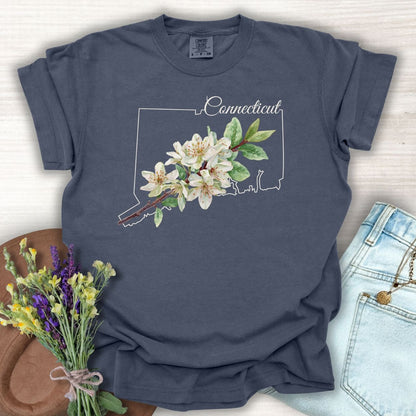 Connecticut State Flower T-Shirt — Mountain Laurel