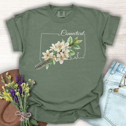 Connecticut State Flower T-Shirt — Mountain Laurel
