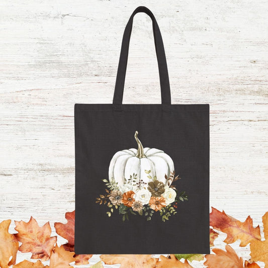 Cottage Core Pumpkin Tote Bag