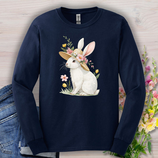 Cottagecore Easter Bunny Long Sleeve Tee