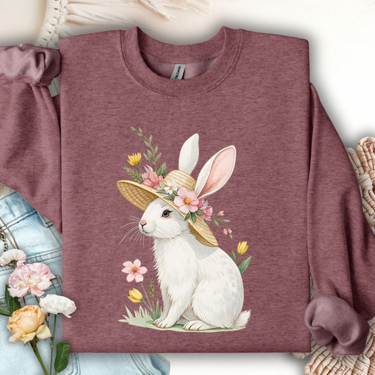 Cottagecore Easter Bunny Sweatshirt