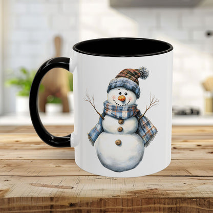 Country Blue Snowman Mug (11/15oz)