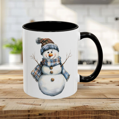 Country Blue Snowman Mug (11/15oz)