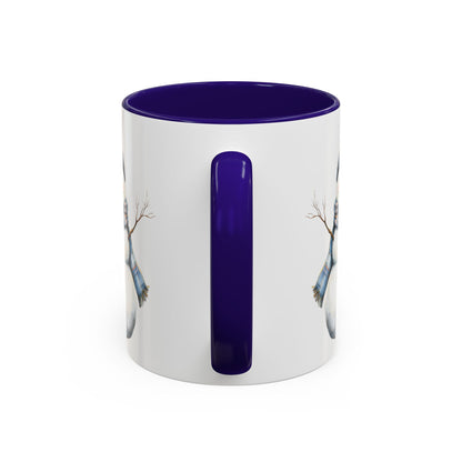 Country Blue Snowman Mug (11/15oz)