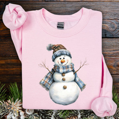 Country Blue Snowman Sweatshirt