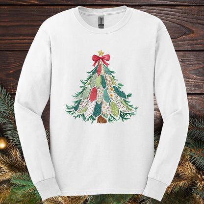 Country Christmas Tree Long Sleeve Tee