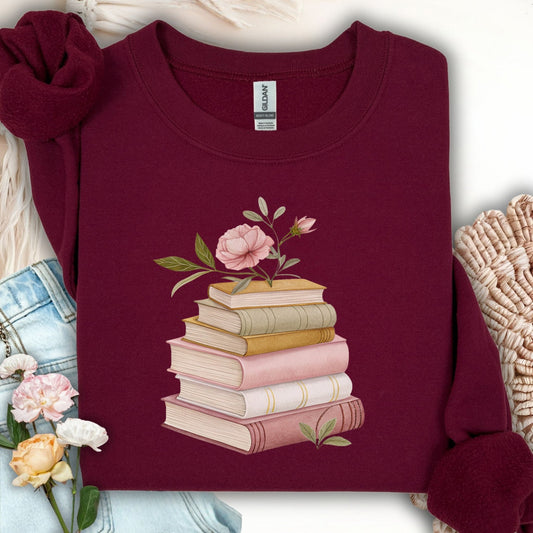 Cozy Spring Reading Sweatshirt