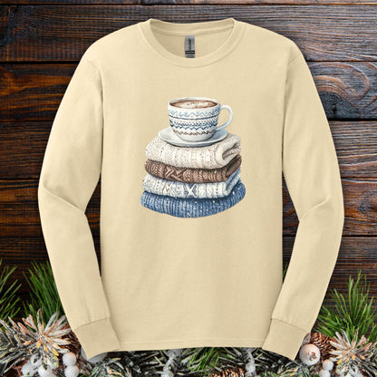 Cozy Winter Wool Sweaters Long Sleeve Tee
