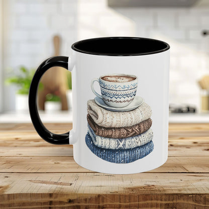 Cozy Winter Wool Sweaters Mug (11/15oz)