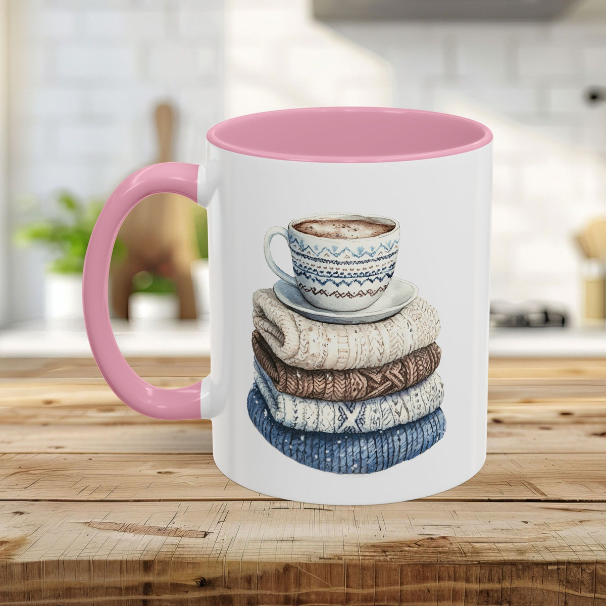 Cozy Winter Wool Sweaters Mug (11/15oz)