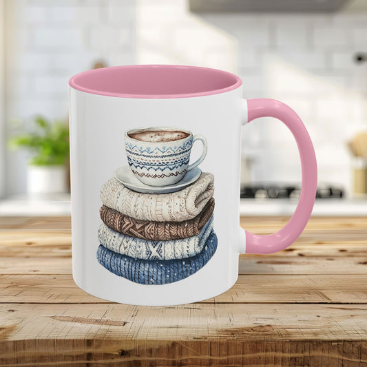Cozy Winter Wool Sweaters Mug (11/15oz)