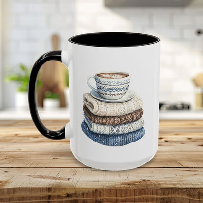 Cozy Winter Wool Sweaters Mug (11/15oz)
