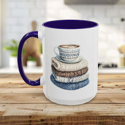 Cozy Winter Wool Sweaters Mug (11/15oz)