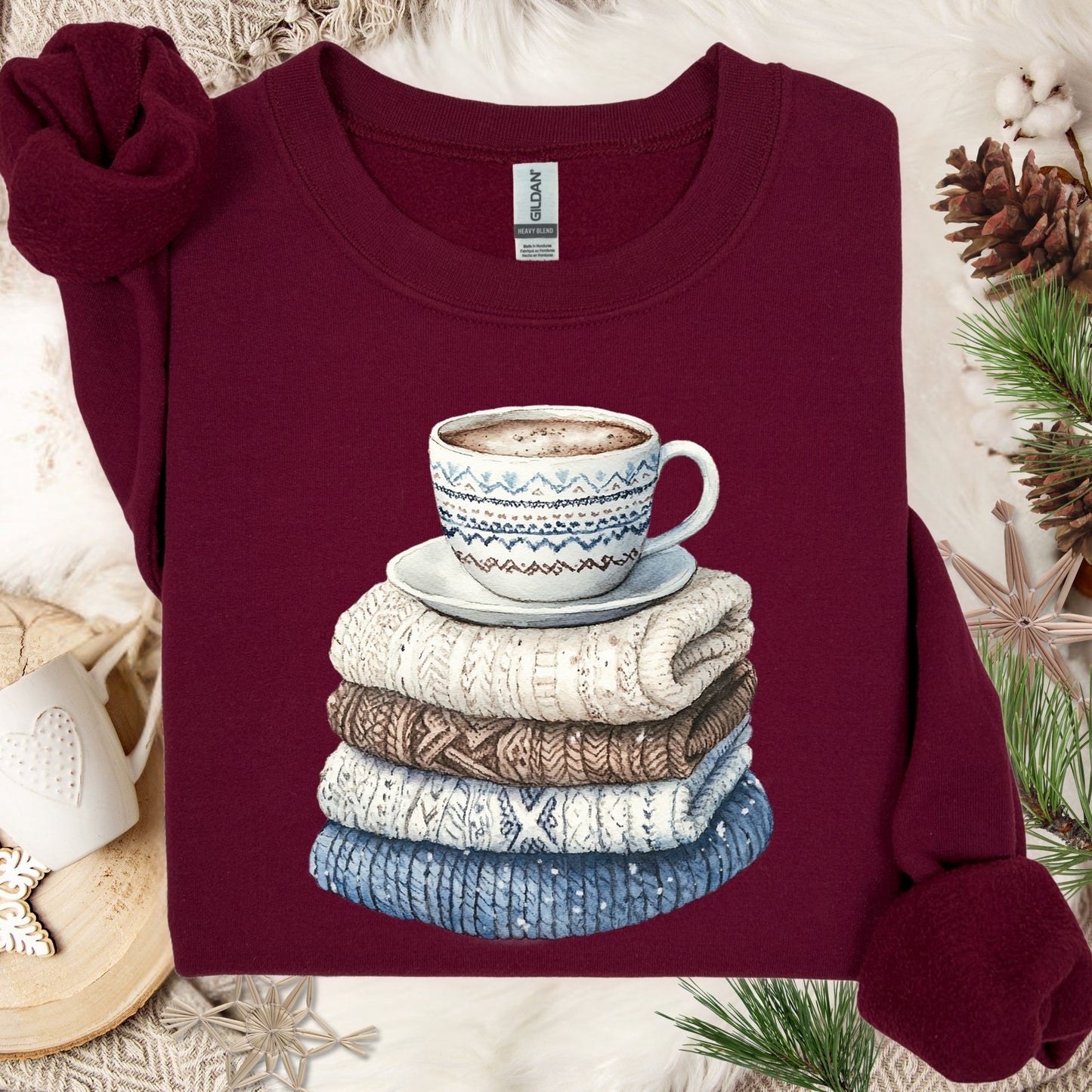 Cozy Winter Wool Sweaters Sweatshirt