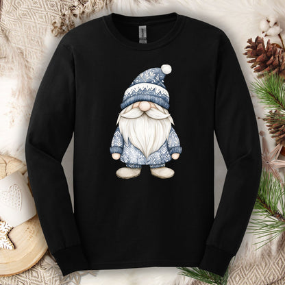 Cozy and Cute Nordic Gnome Long Sleeve Tee