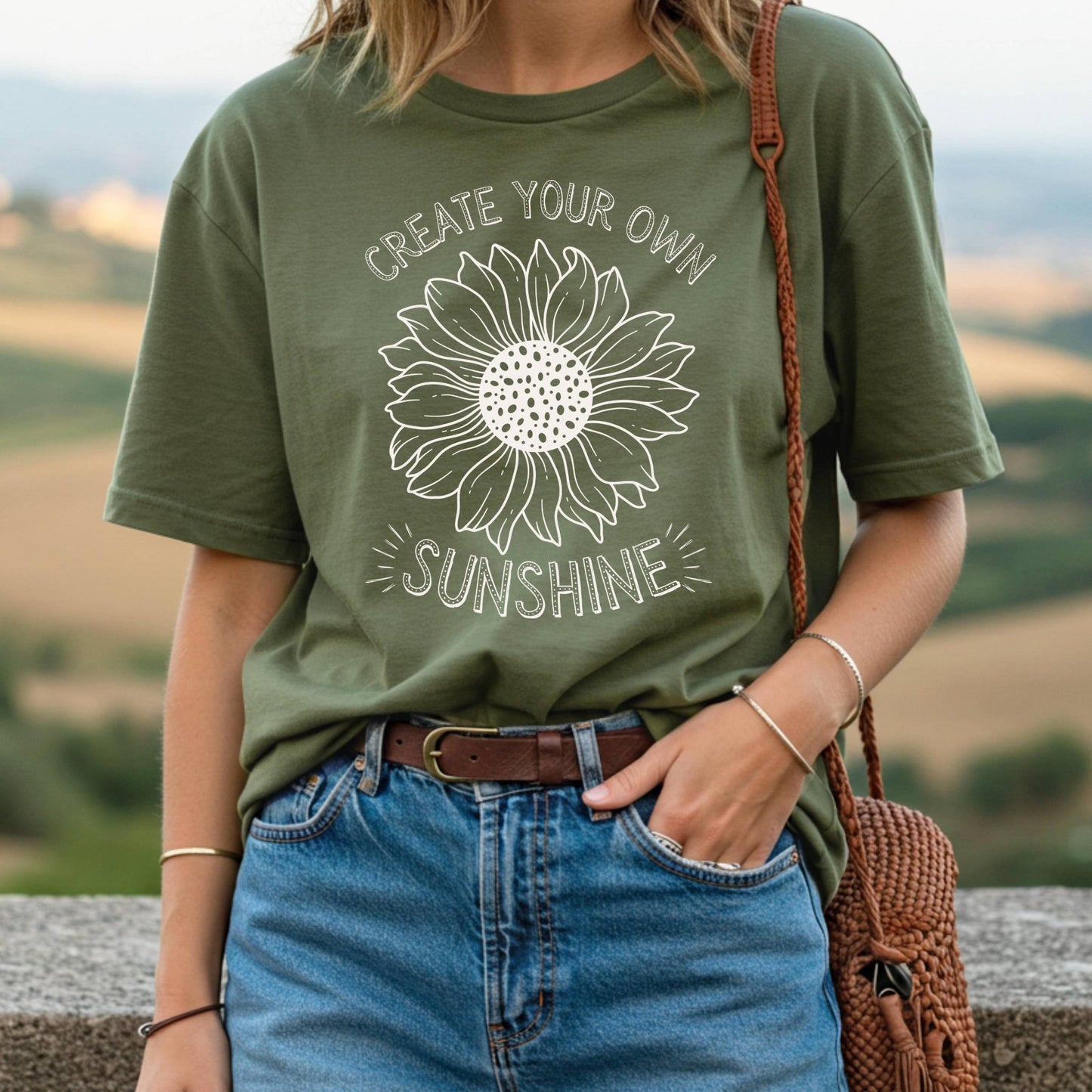 Create Your Own Sunshine Sunflower T-Shirt