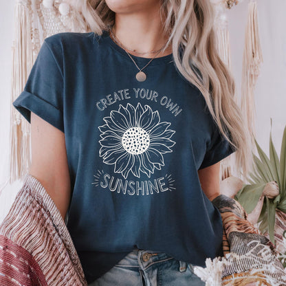 Create Your Own Sunshine Sunflower T-Shirt