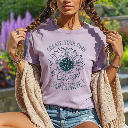 Create Your Own Sunshine Sunflower T-Shirt
