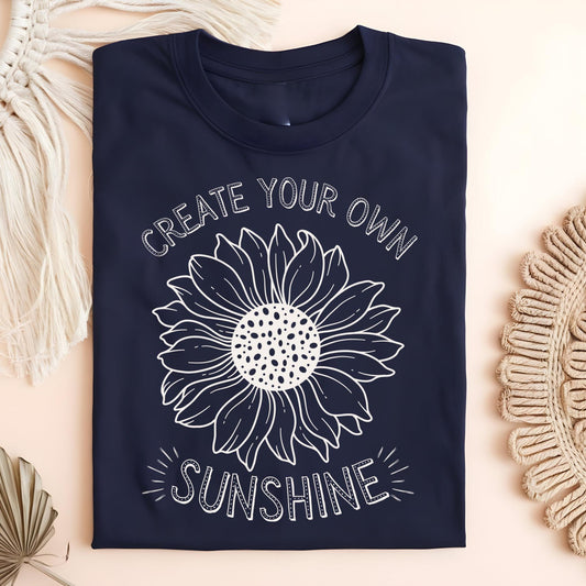 Create Your Own Sunshine Sunflower T-Shirt