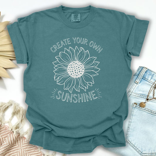 Create Your Own Sunshine Sunflower T-Shirt