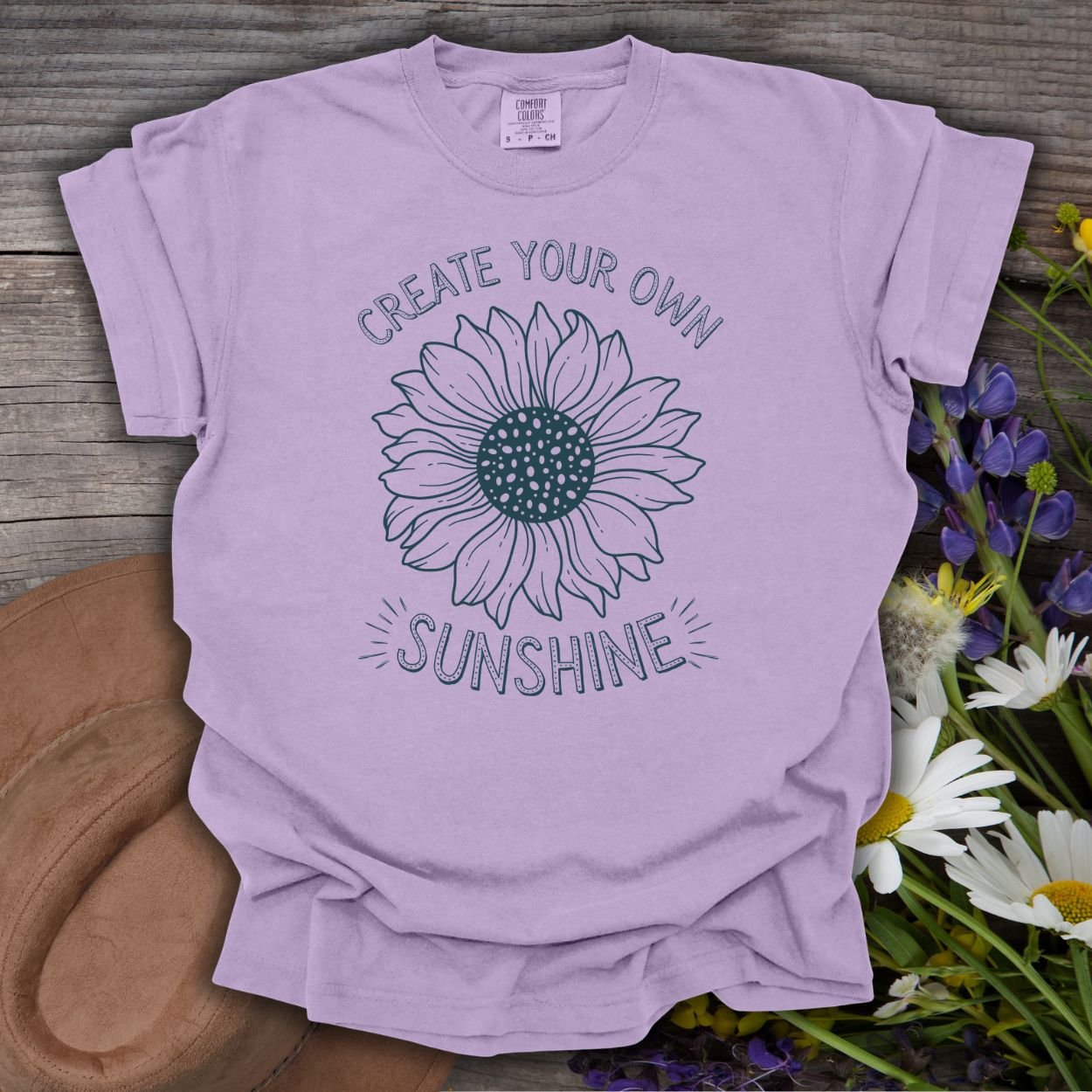 Create Your Own Sunshine Sunflower T-Shirt