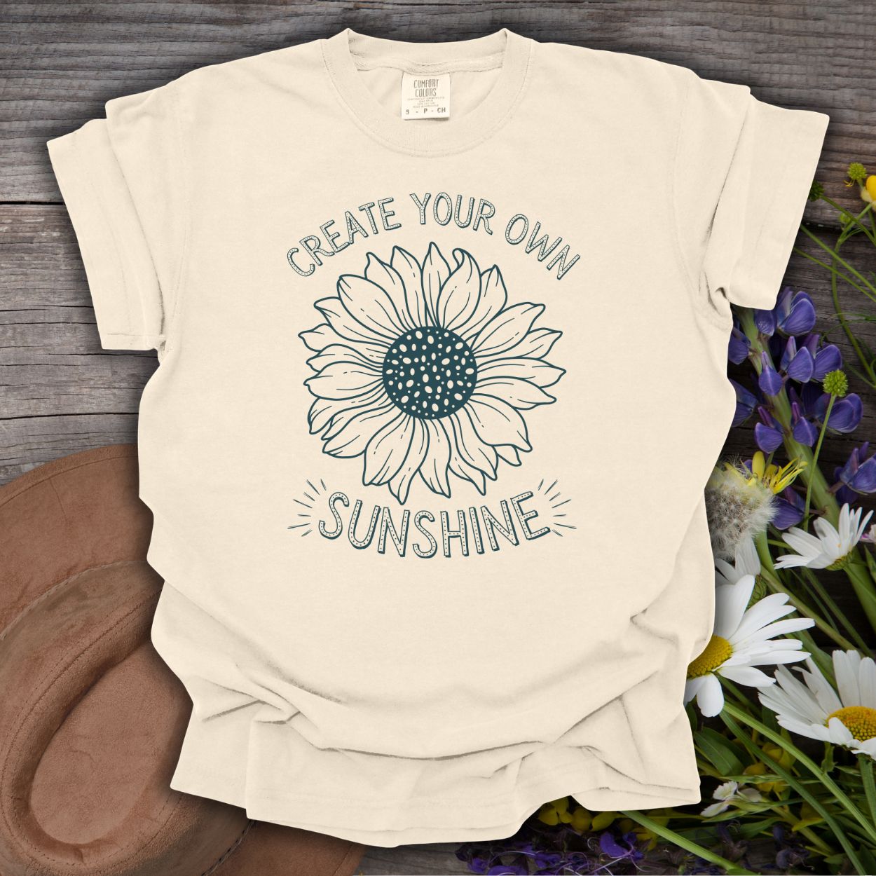 Create Your Own Sunshine Sunflower T-Shirt