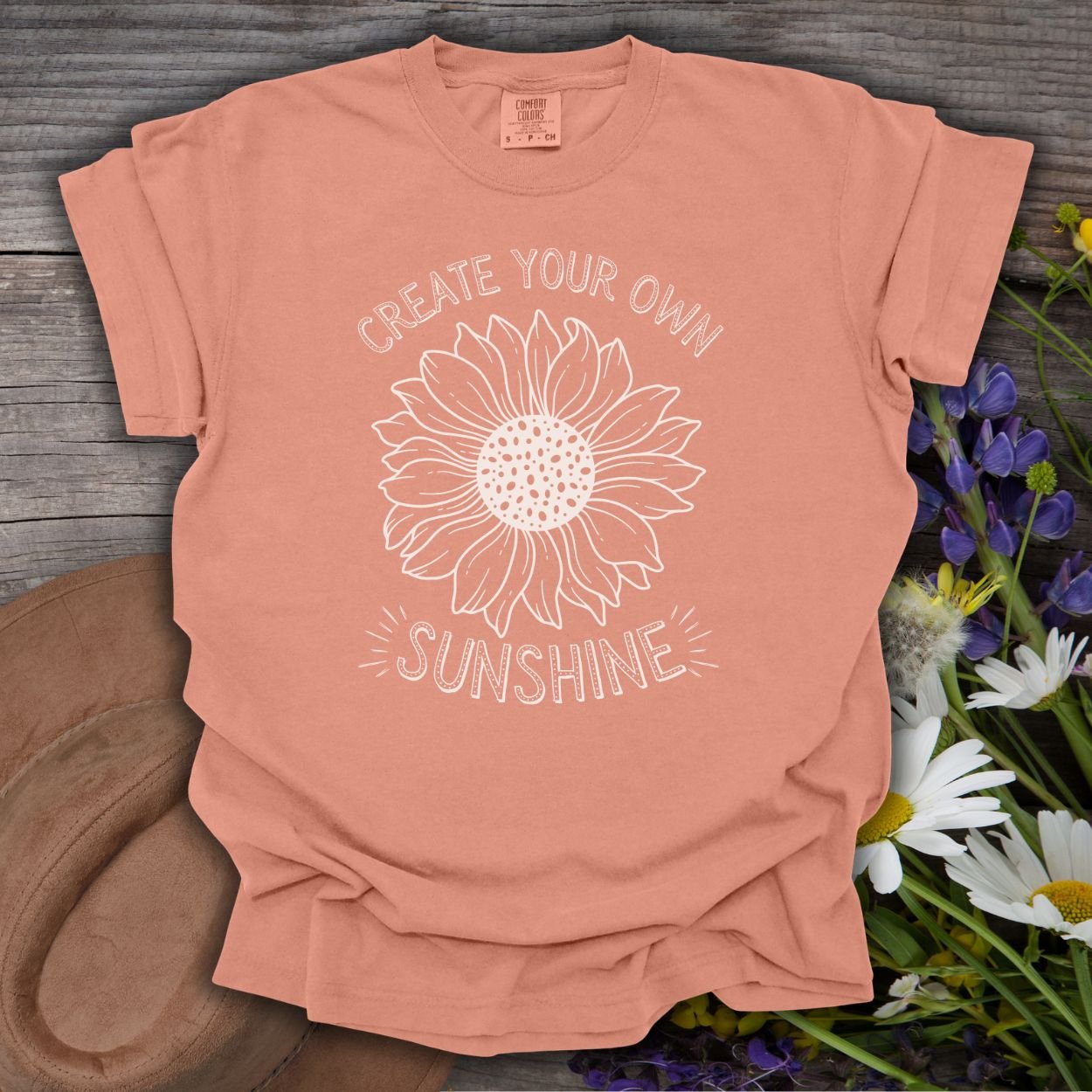 Create Your Own Sunshine Sunflower T-Shirt