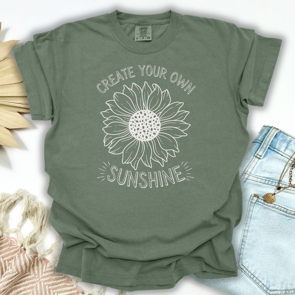 Create Your Own Sunshine Sunflower T-Shirt