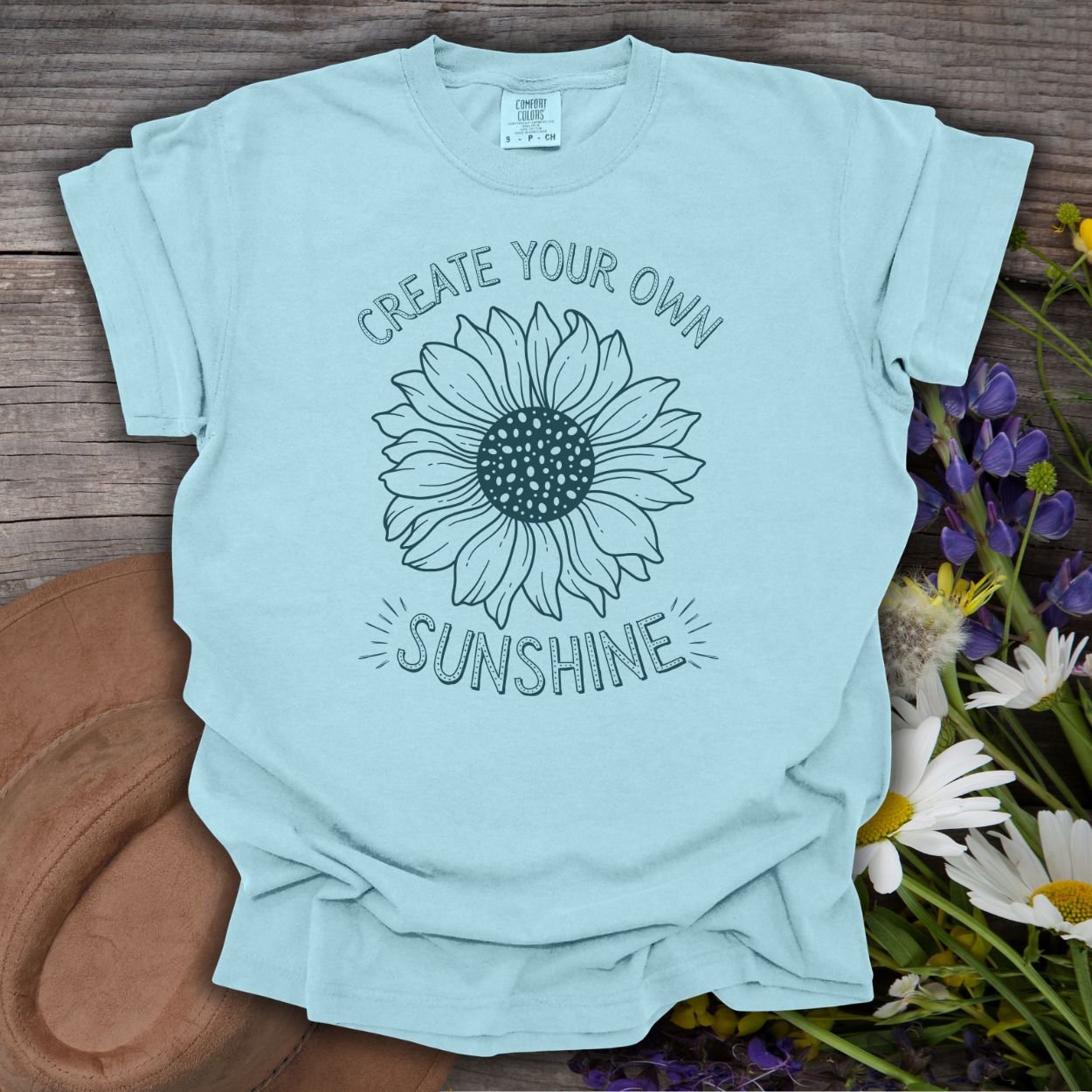 Create Your Own Sunshine Sunflower T-Shirt